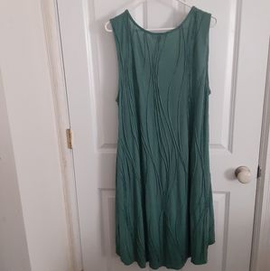 Teal Sleeveless Windhorse Dress with Two Pockets size XXL, NWT